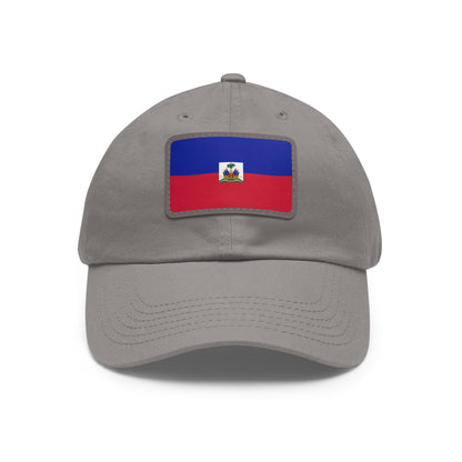 Haiti Leather Patch Hat