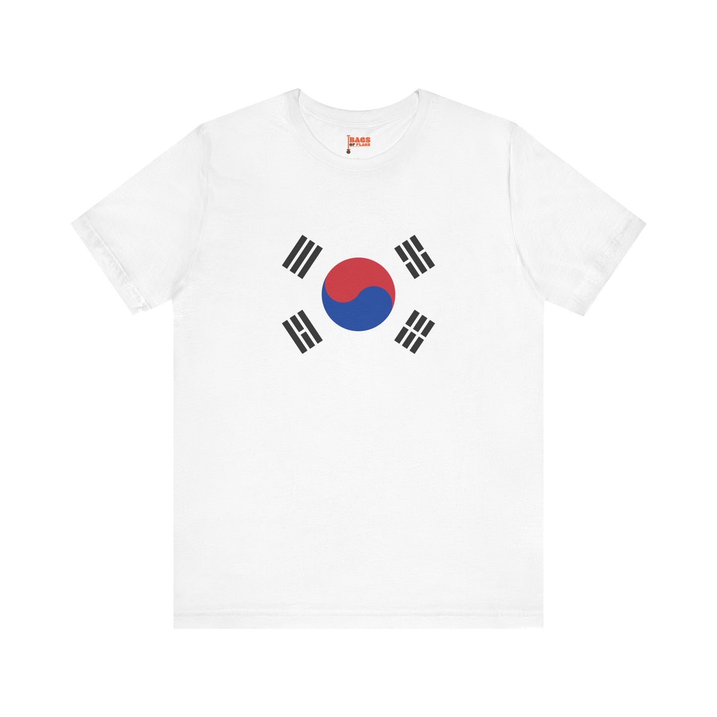 South Korea Flag on T-shirt