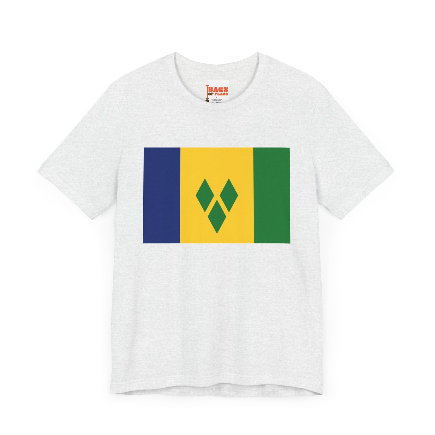 Saint Vincent and the Grenadines Flag on T-shirt