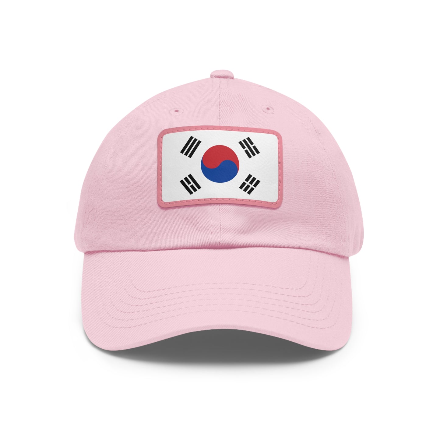 South Korea Leather Patch Hat