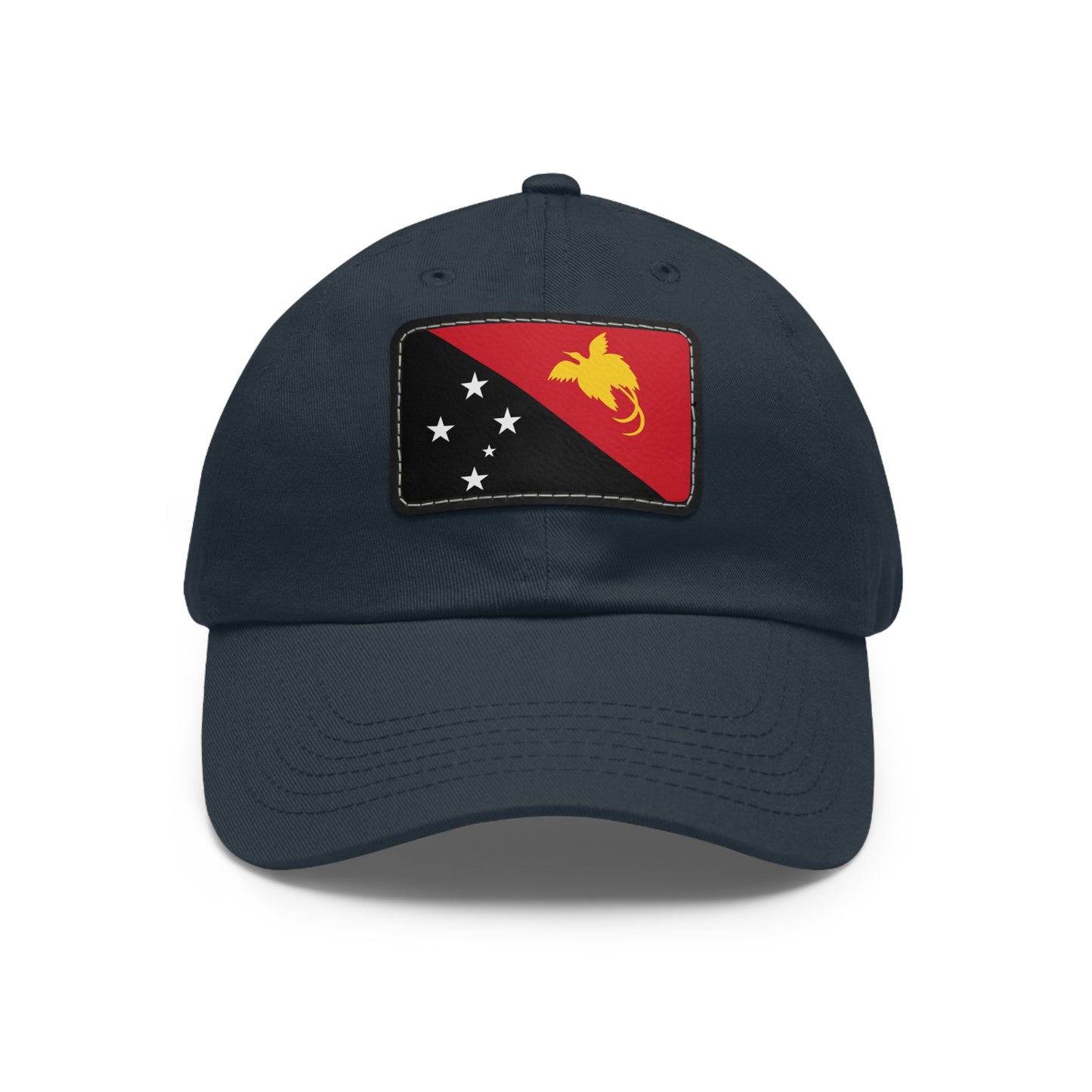 Papua New Guinea Leather Patch Hat