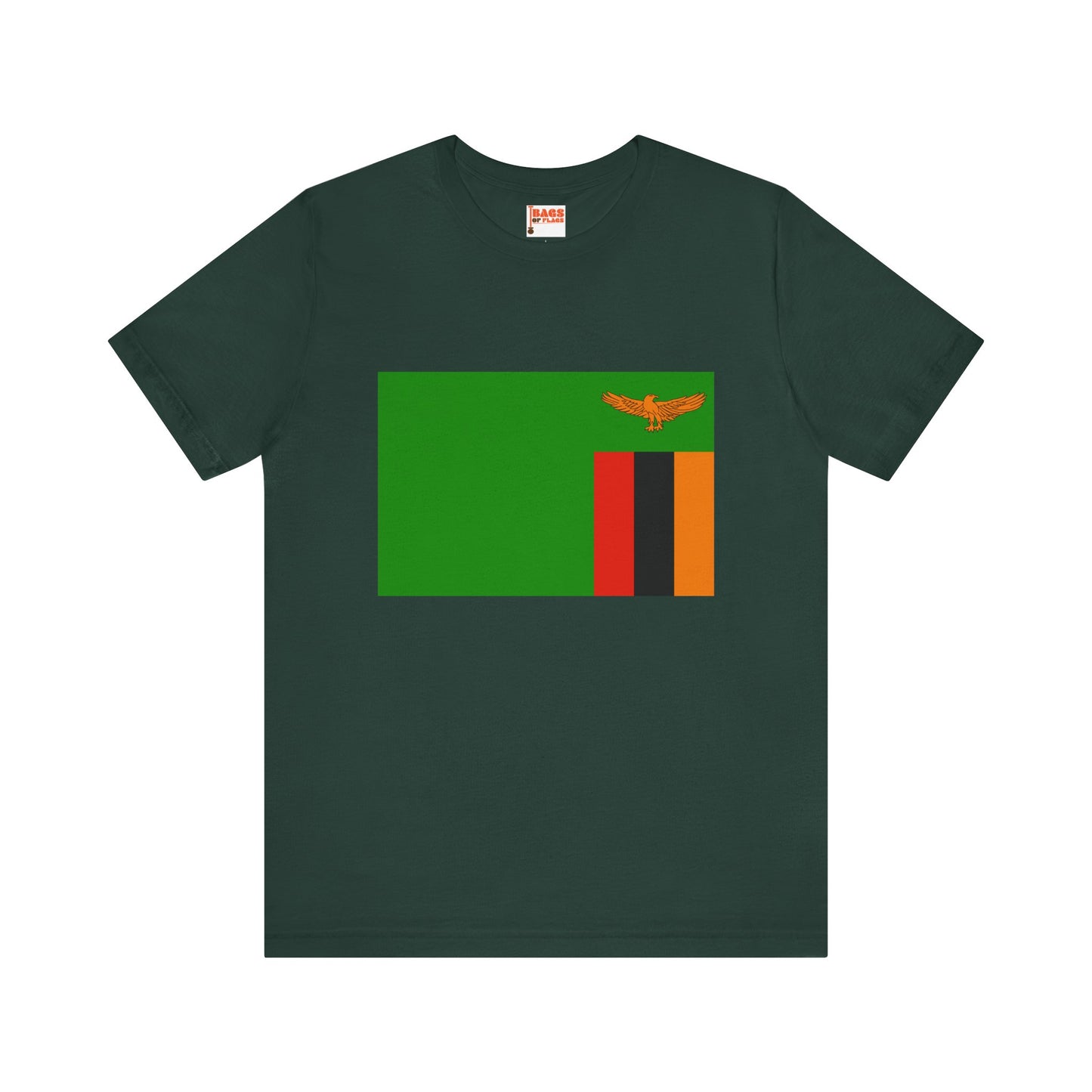 Zambia Flag on T-shirt