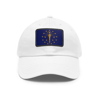 Indiana Leather Patch Hat