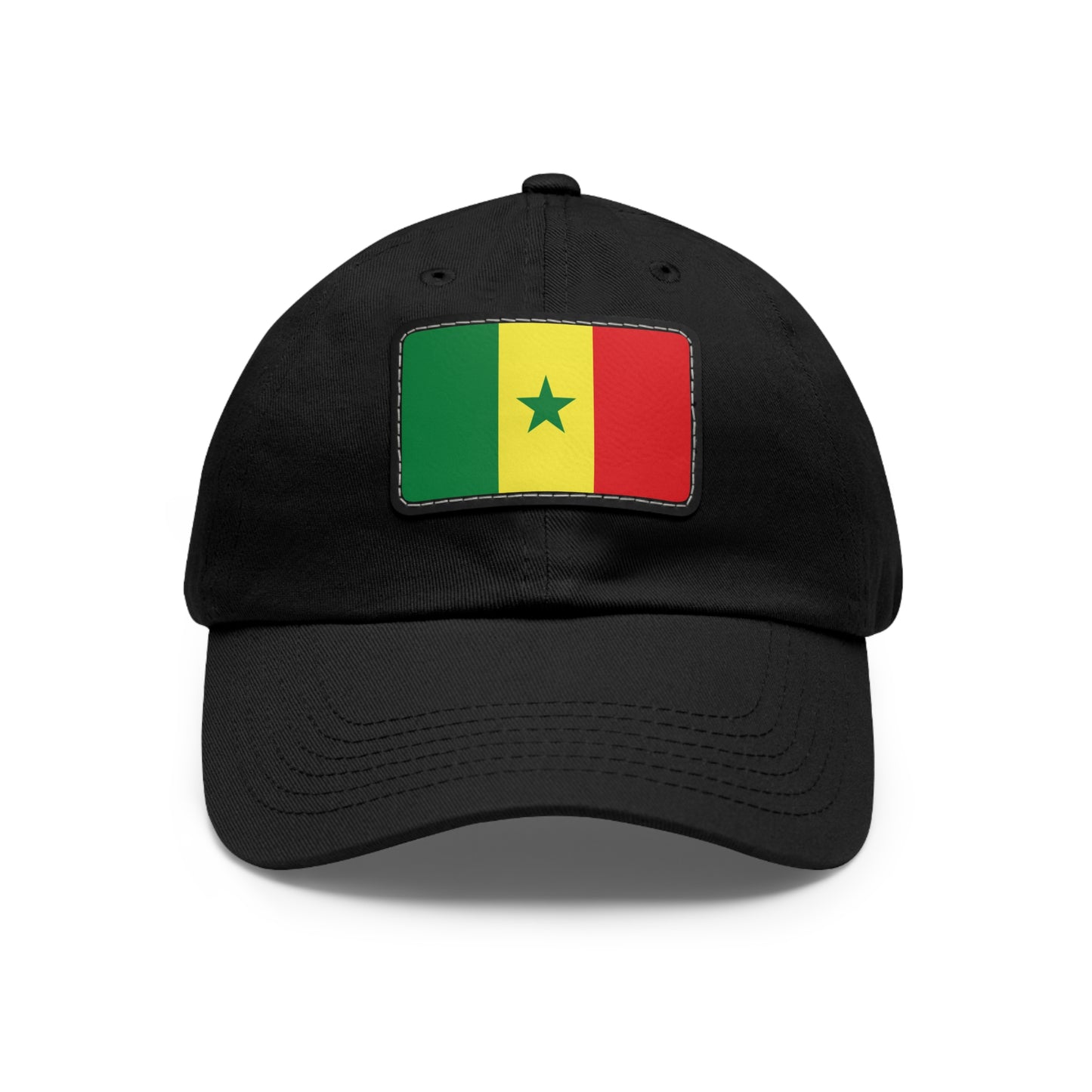 Senegal Leather Patch Hat