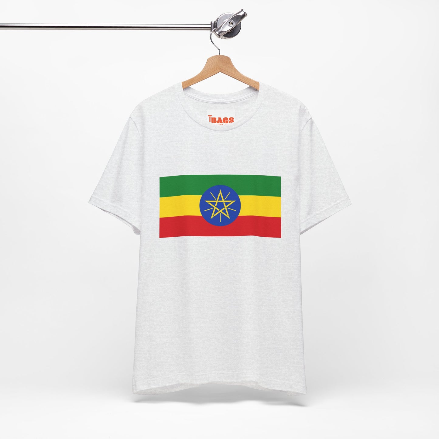 Ethiopia Flag on T-shirt