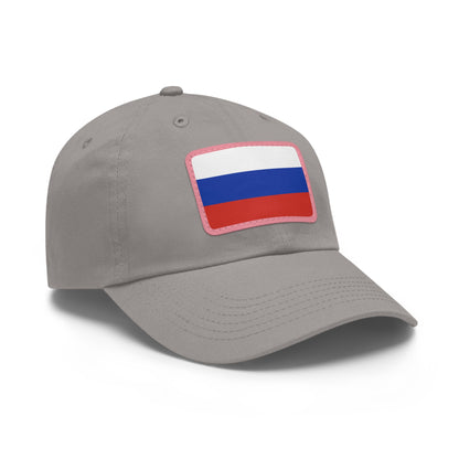 Russia Leather Patch Hat