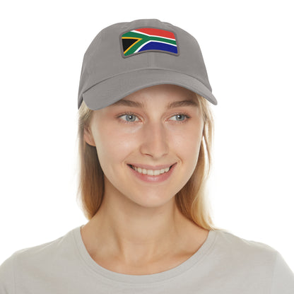 South Africa Leather Patch Hat