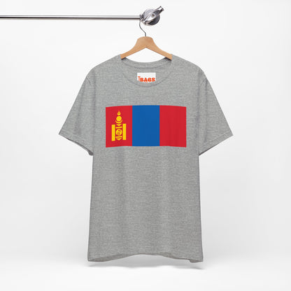 Mongolia Flag on T-shirt