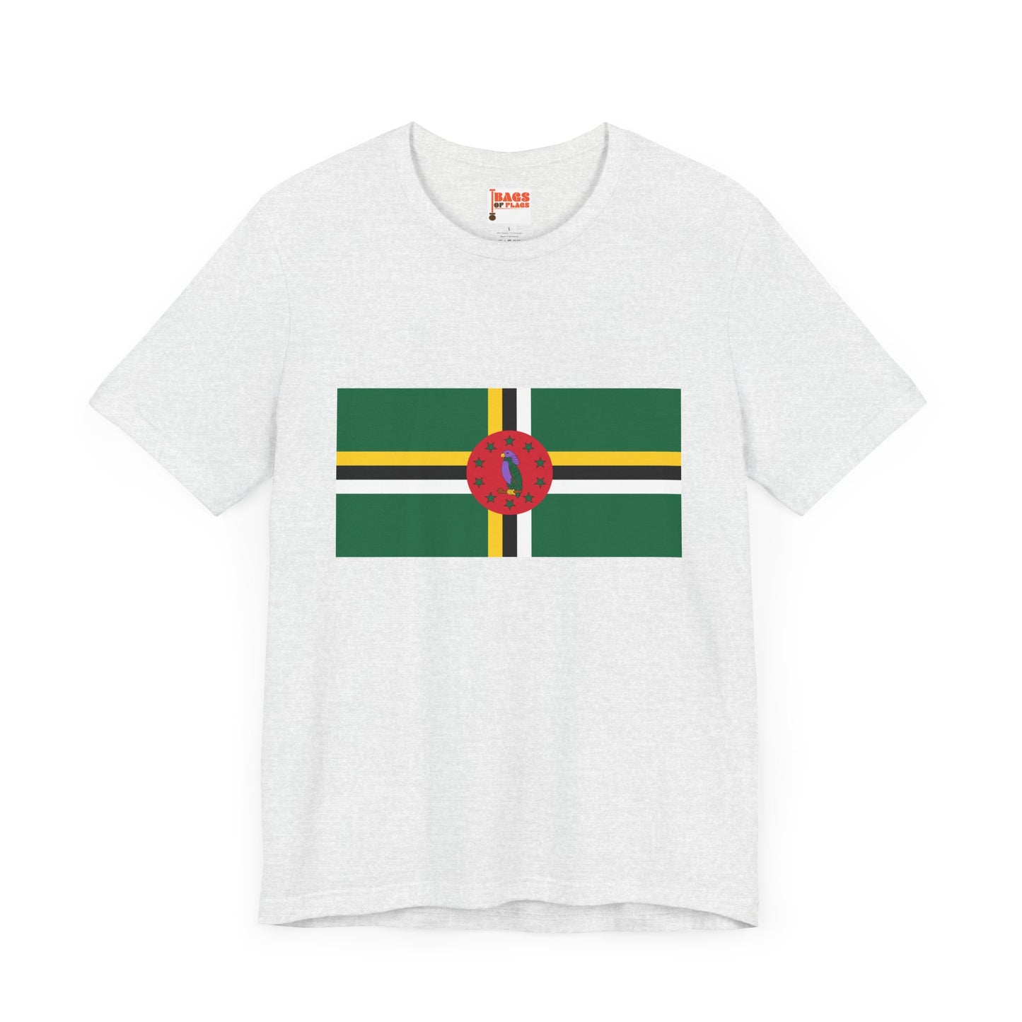 Dominica Flag on T-shirt