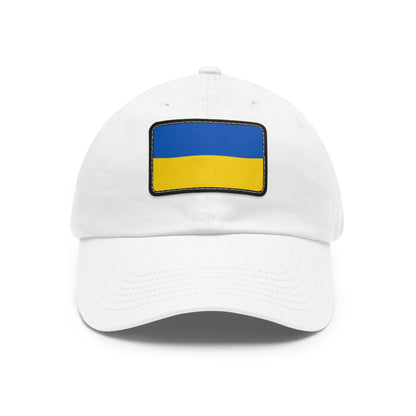Ukraine Leather Patch Hat