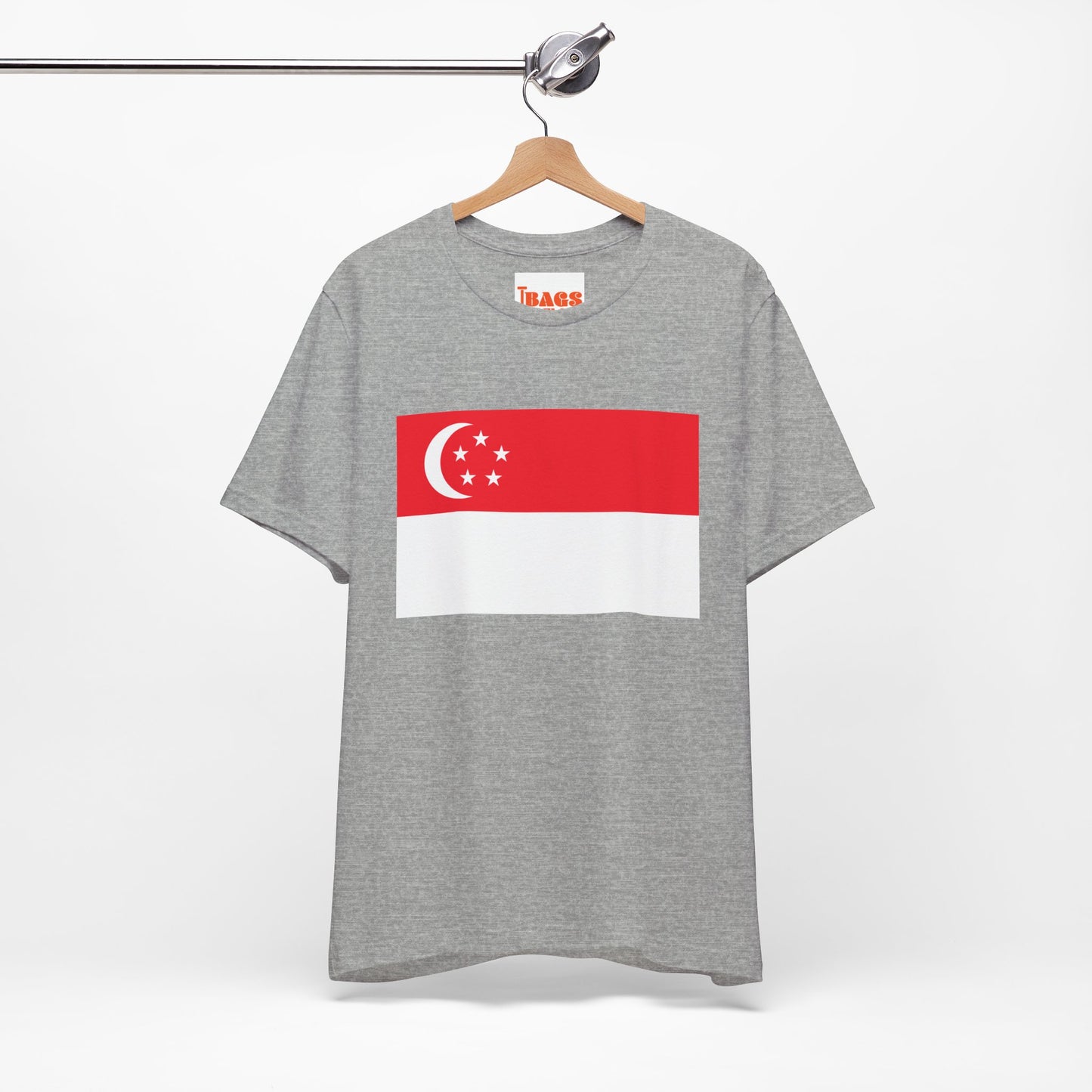 Singapore Flag on T-shirt