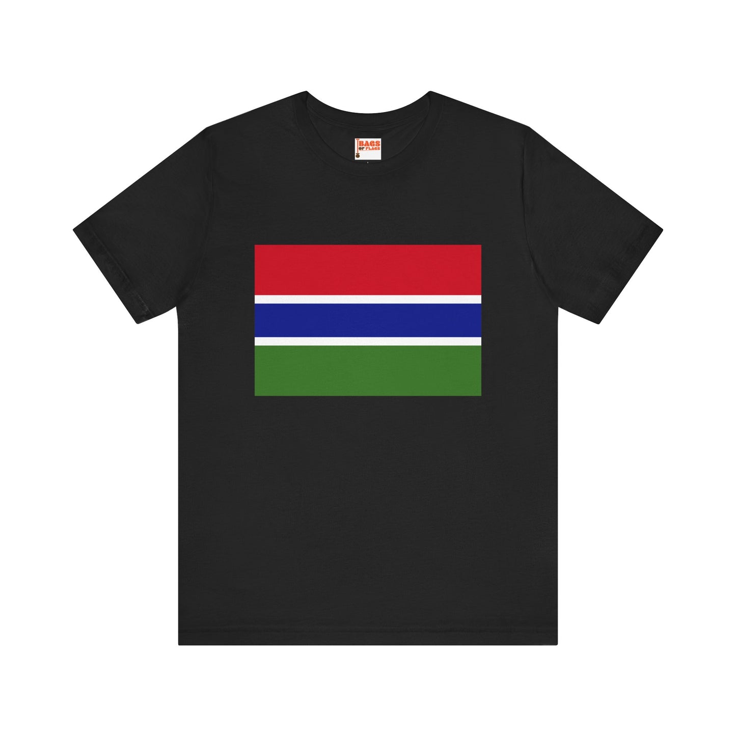 The Gambia Flag on T-shirt