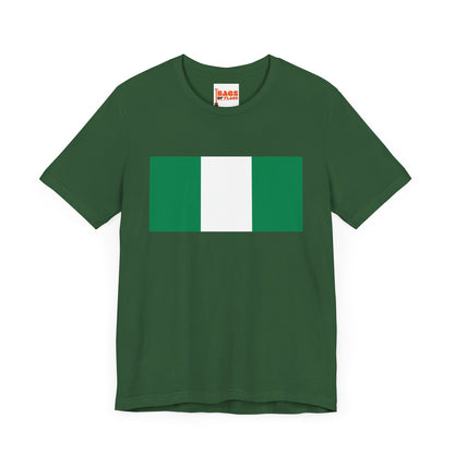 Nigeria Flag on T-shirt