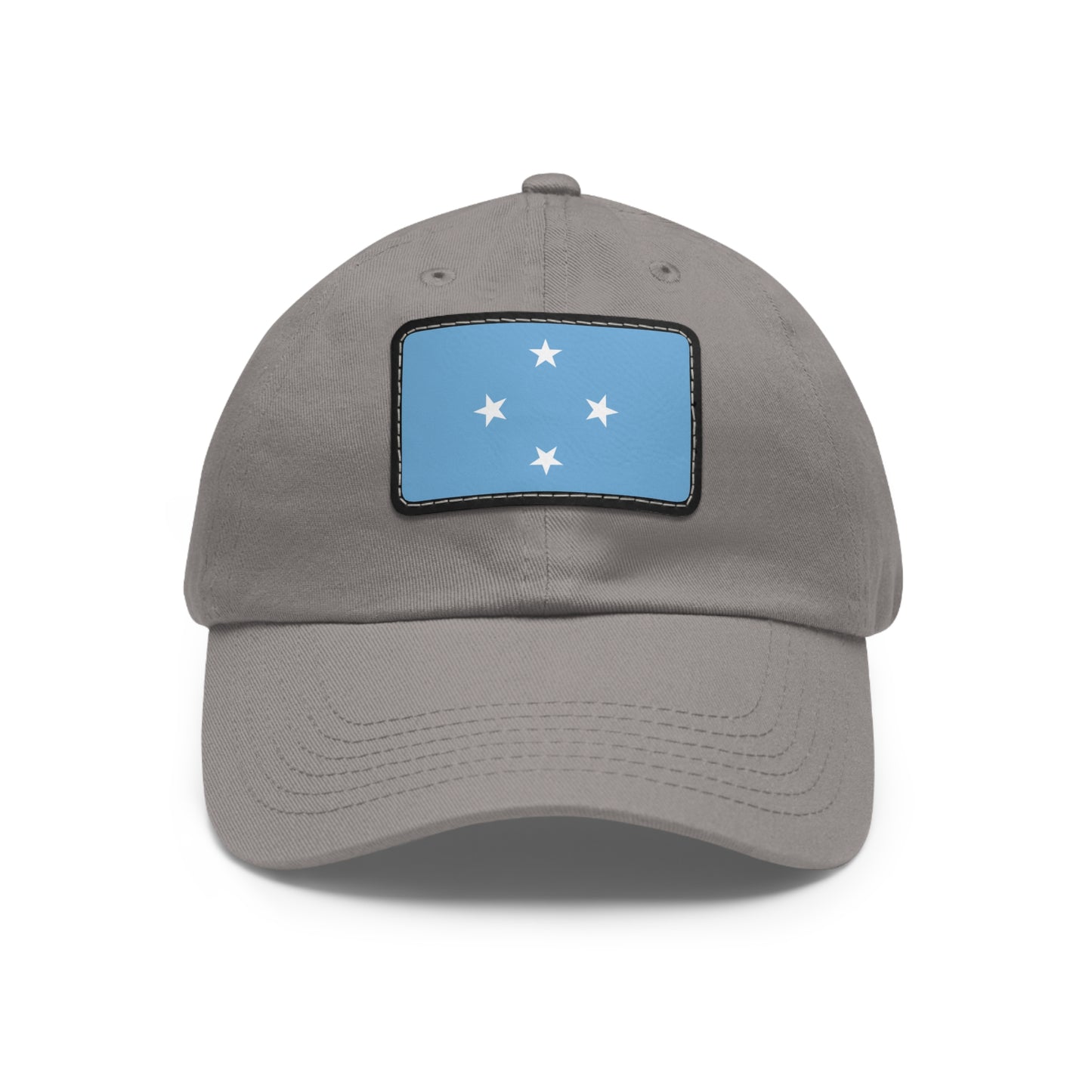 Federated States of Micronesia Leather Patch Hat