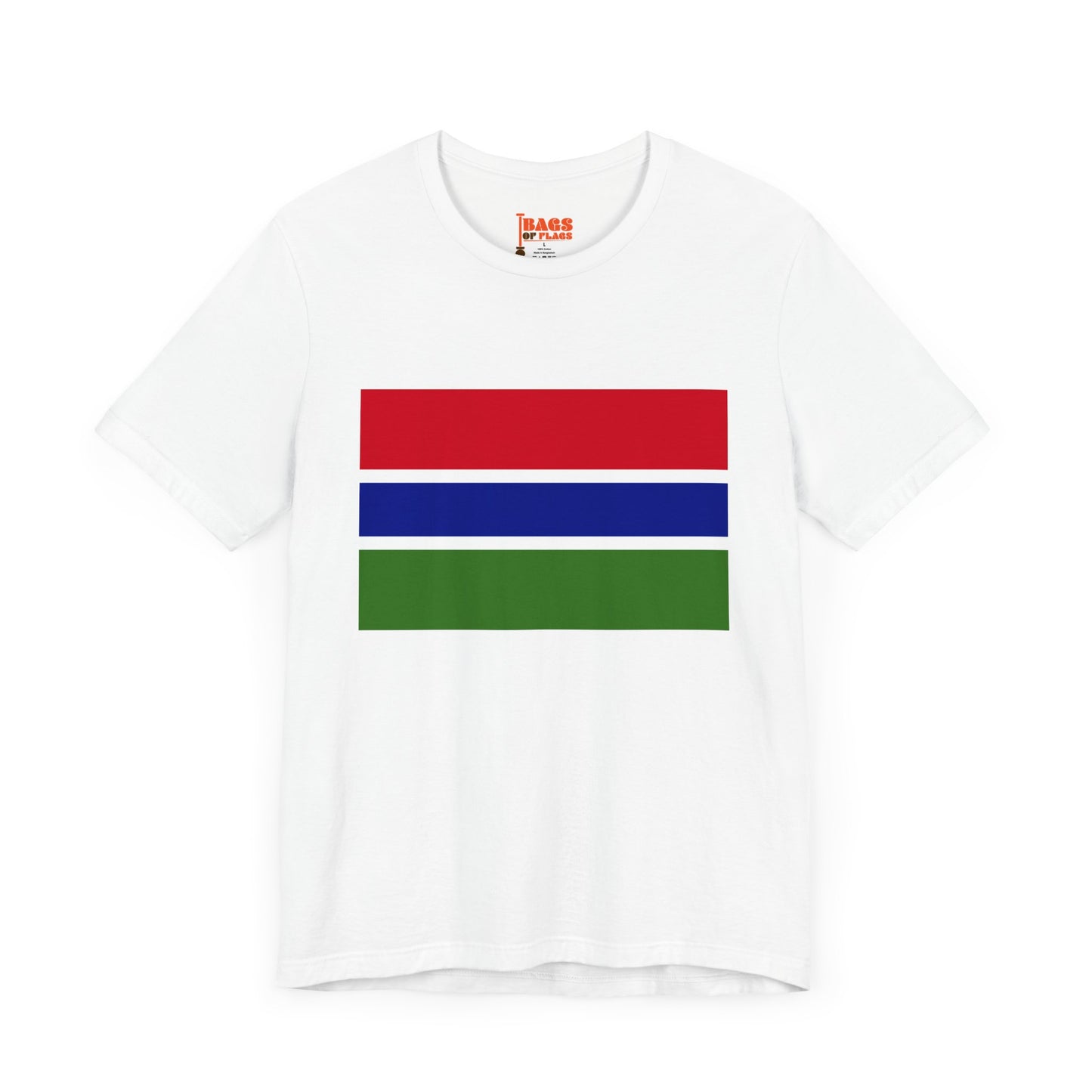 The Gambia Flag on T-shirt