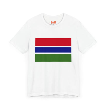 The Gambia Flag on T-shirt