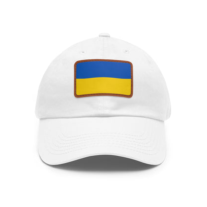 Ukraine Leather Patch Hat