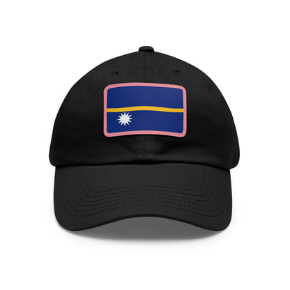 Nauru Leather Patch Hat
