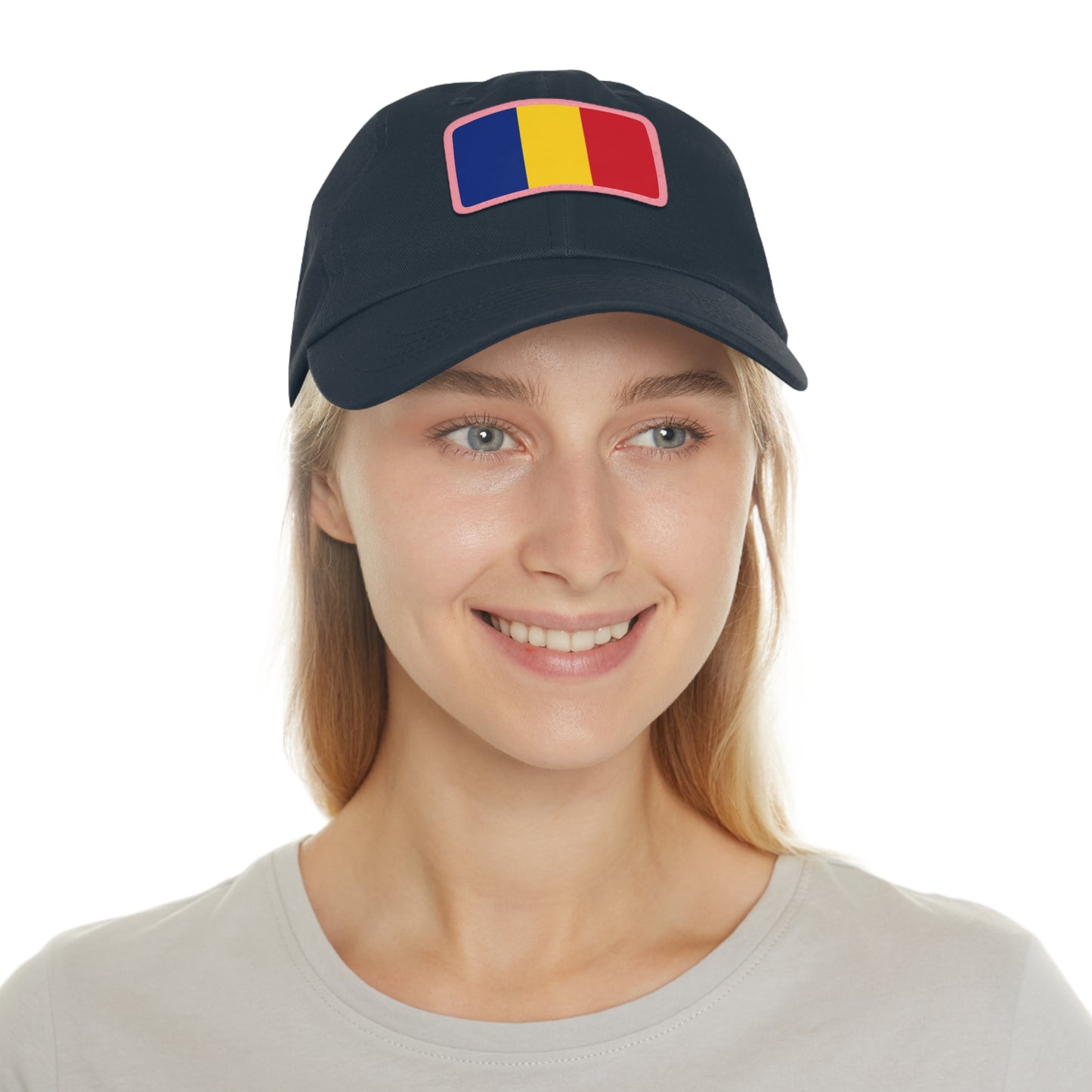 Romania Leather Patch Hat