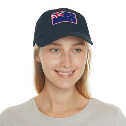 New Zealand Leather Patch Hat