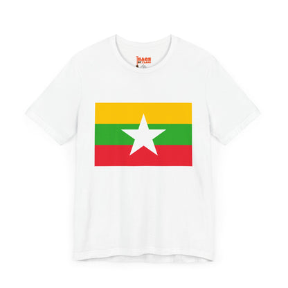 Myanmar Flag on T-shirt