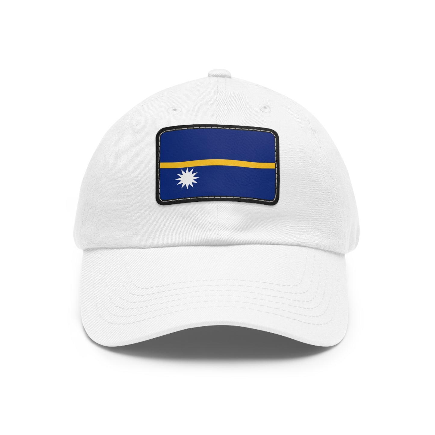 Nauru Leather Patch Hat