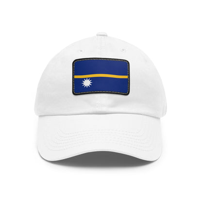 Nauru Leather Patch Hat