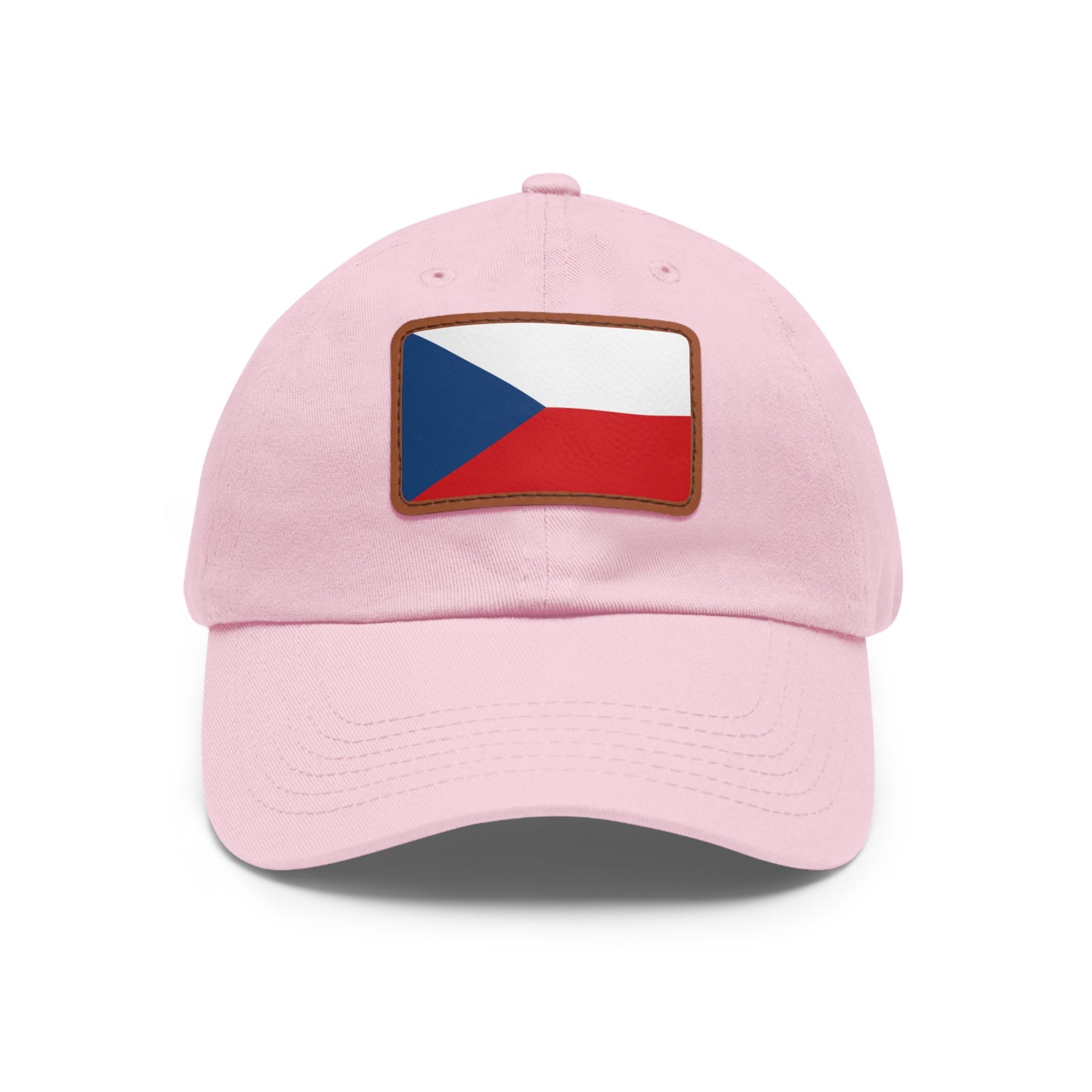 Czech Republic Leather Patch Hat