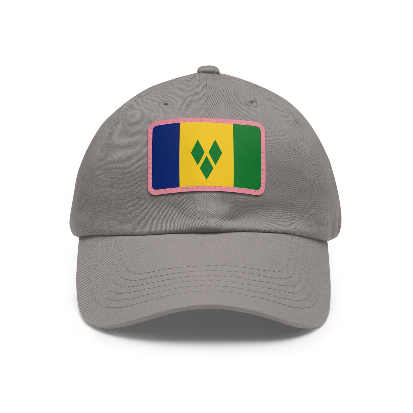 Saint Vincent and the Grenadines Leather Patch Hat