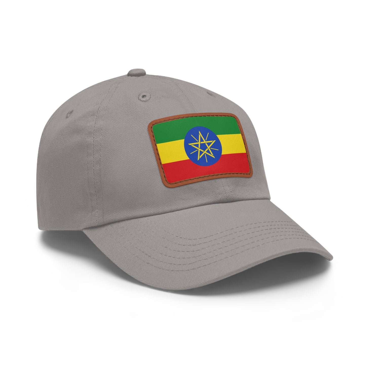 Ethiopia Leather Patch Hat