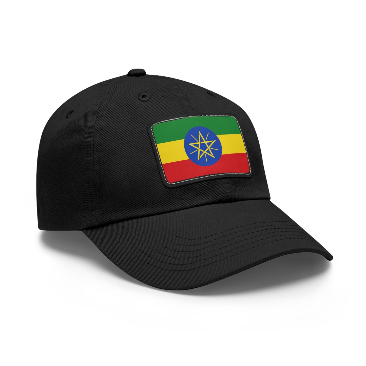Ethiopia Leather Patch Hat