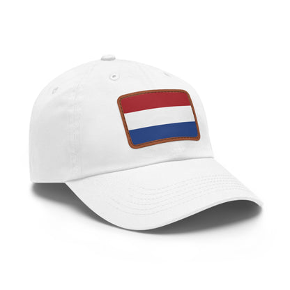 Netherlands Leather Patch Hat