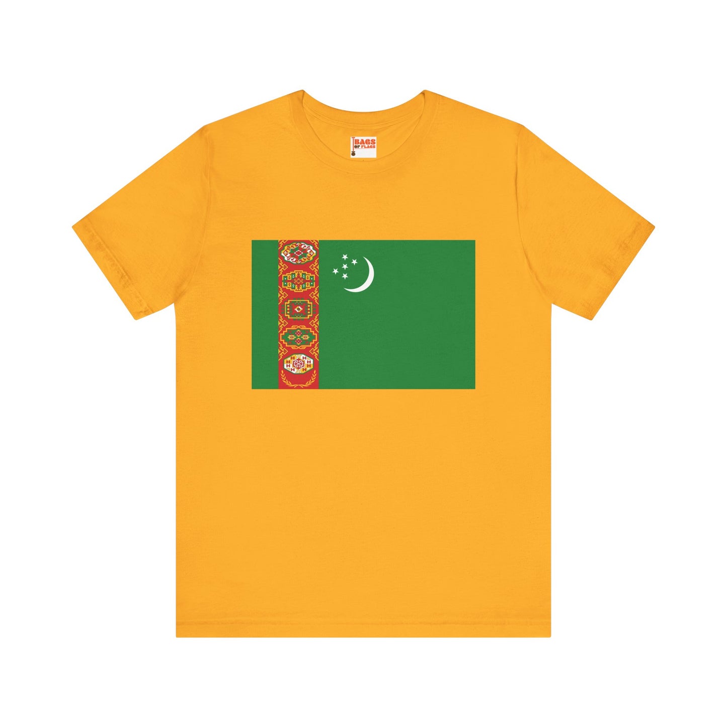 Turkmenistan Flag on T-shirt