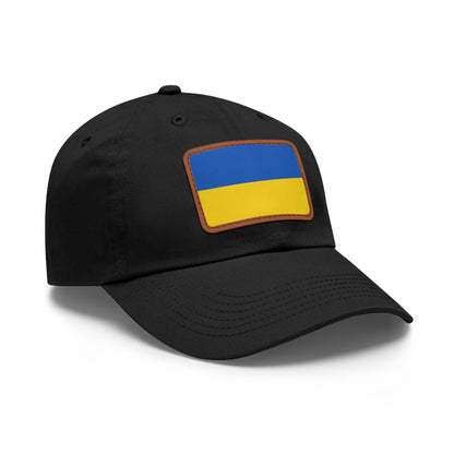 Ukraine Leather Patch Hat