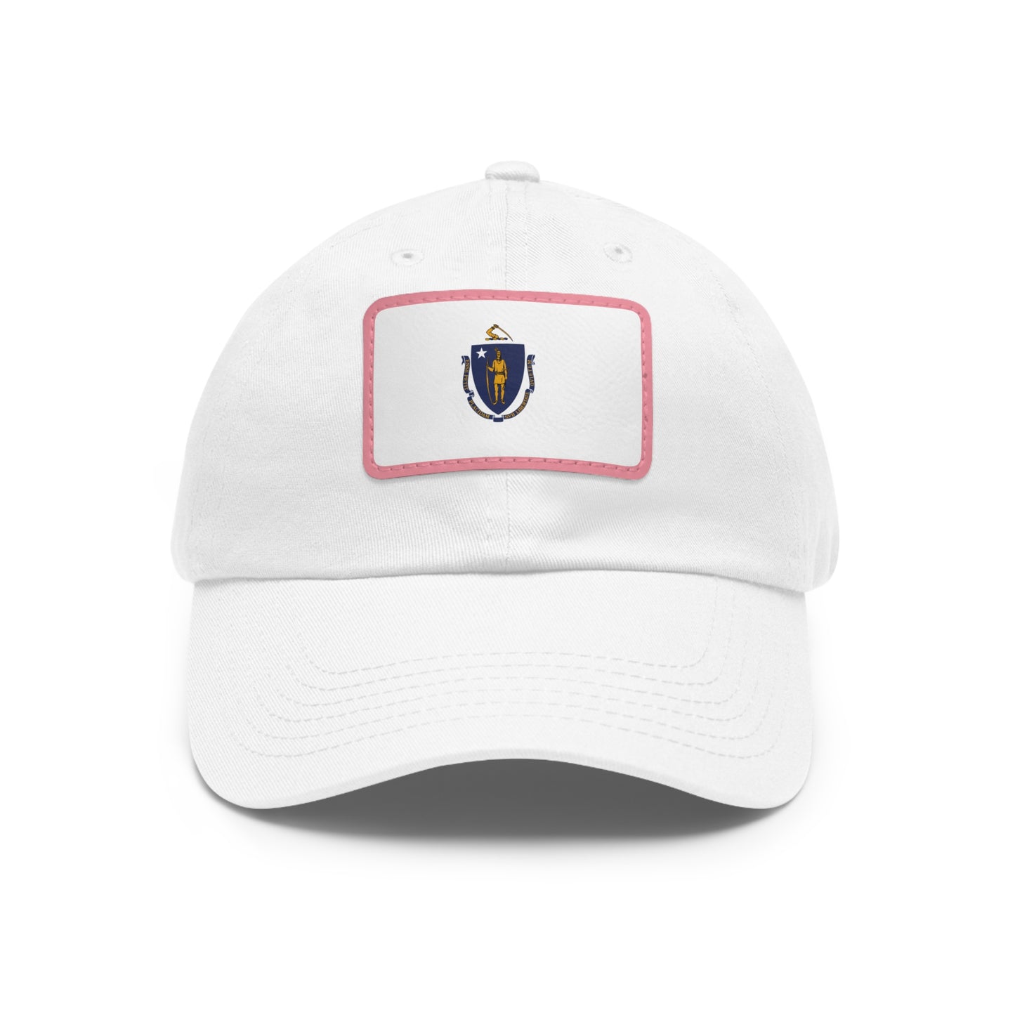 Massachusetts Leather Patch Hat