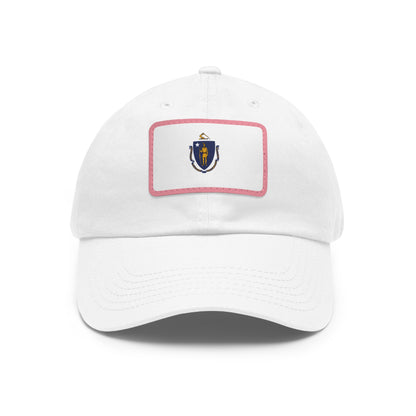 Massachusetts Leather Patch Hat