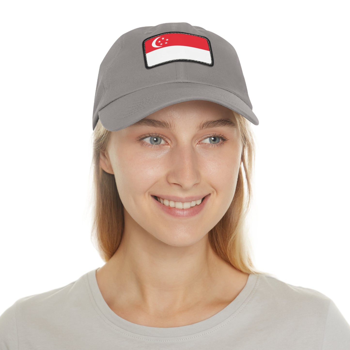 Singapore Leather Patch Hat
