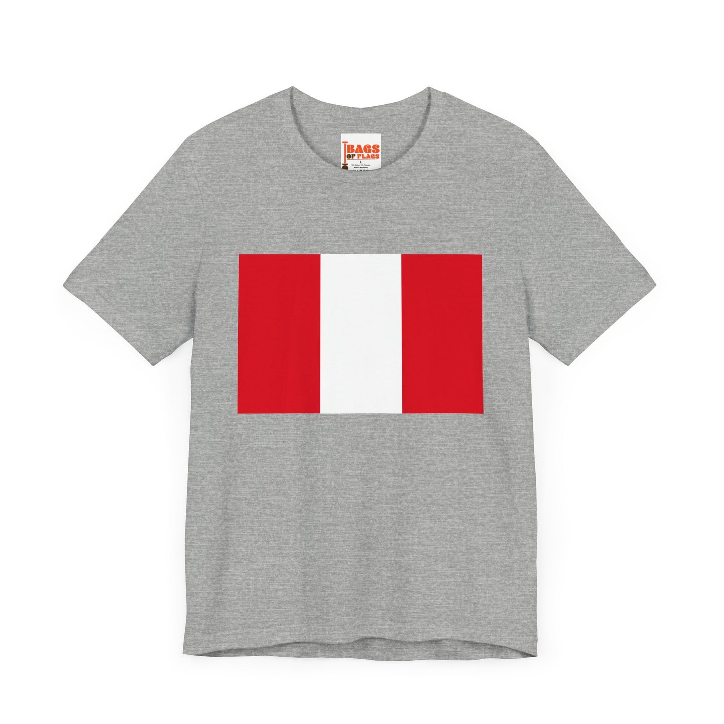 Peru Flag on T-shirt