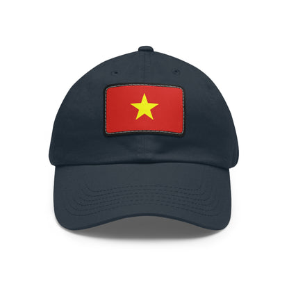 Vietnam Leather Patch Hat