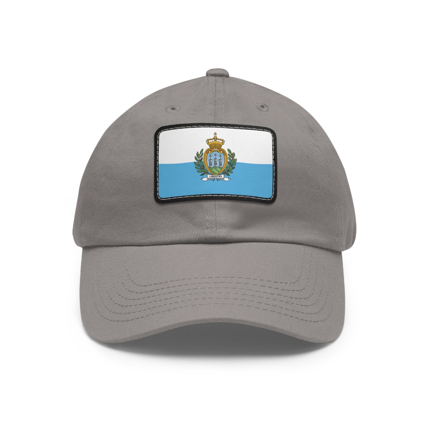 San Marino Leather Patch Hat