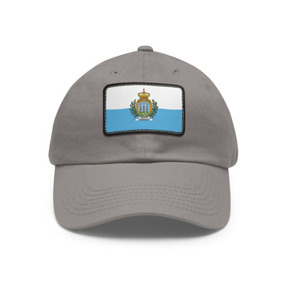 San Marino Leather Patch Hat