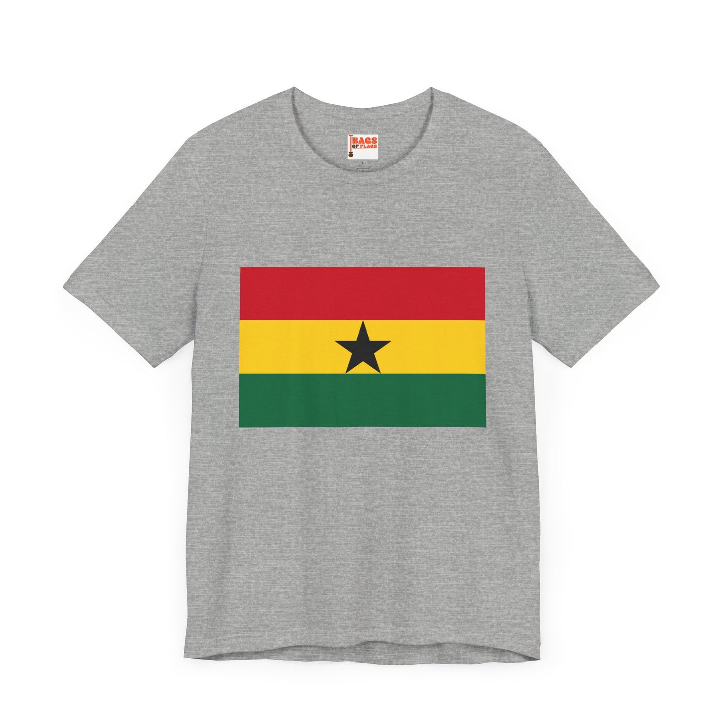 Ghana Flag on T-shirt