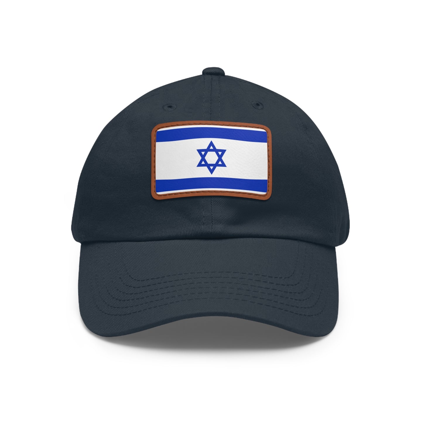 Israel Leather Patch Hat