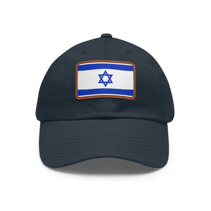 Israel Leather Patch Hat