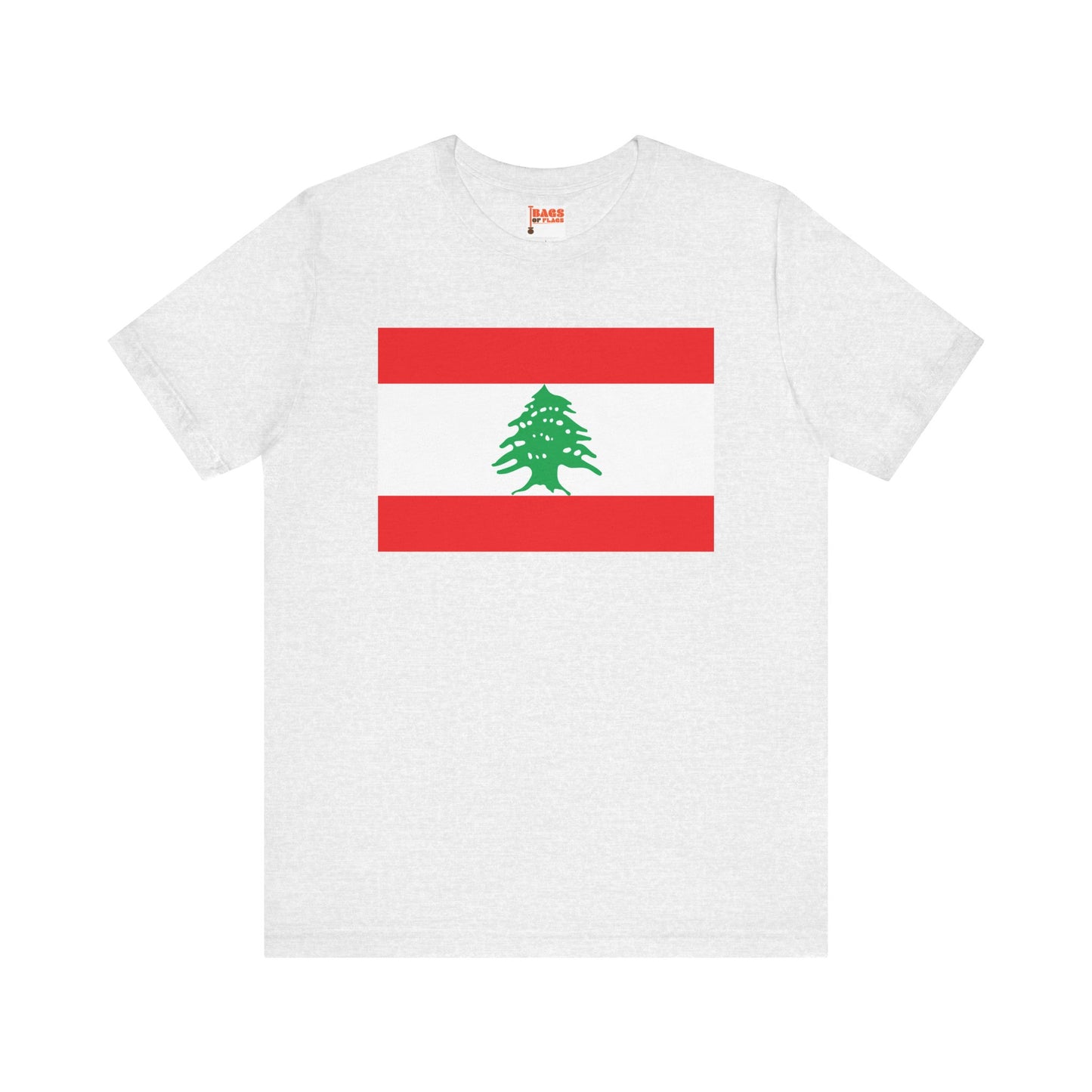 Lebanon Flag on T-shirt