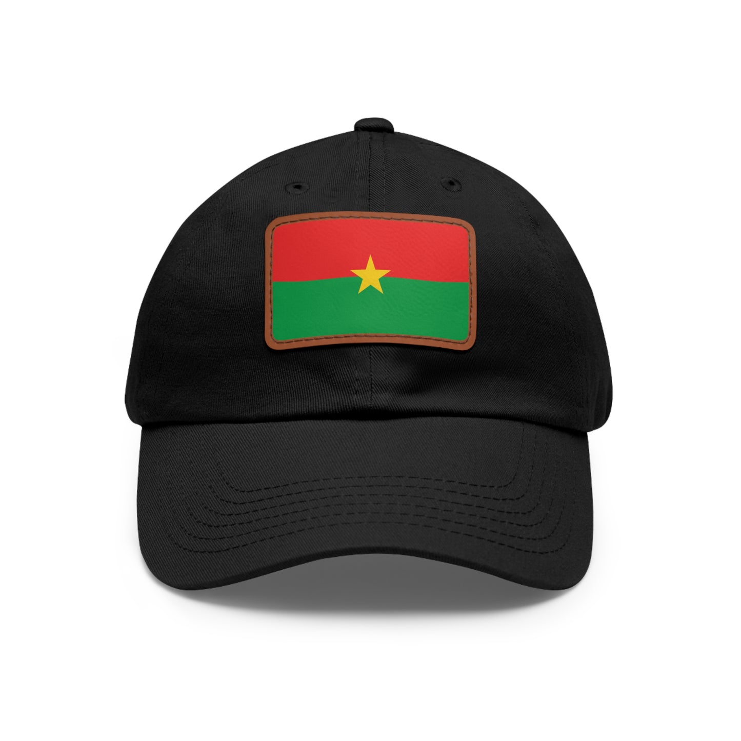 Burkina Faso Leather Patch Hat