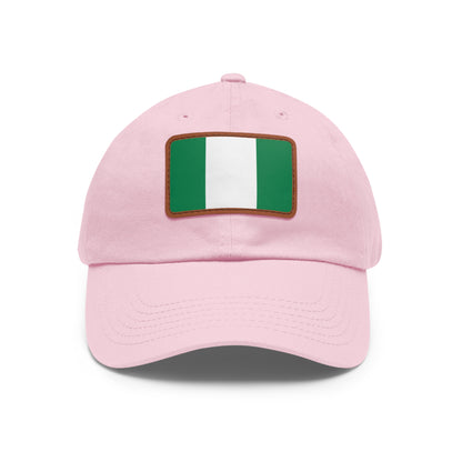 Nigeria Leather Patch Hat