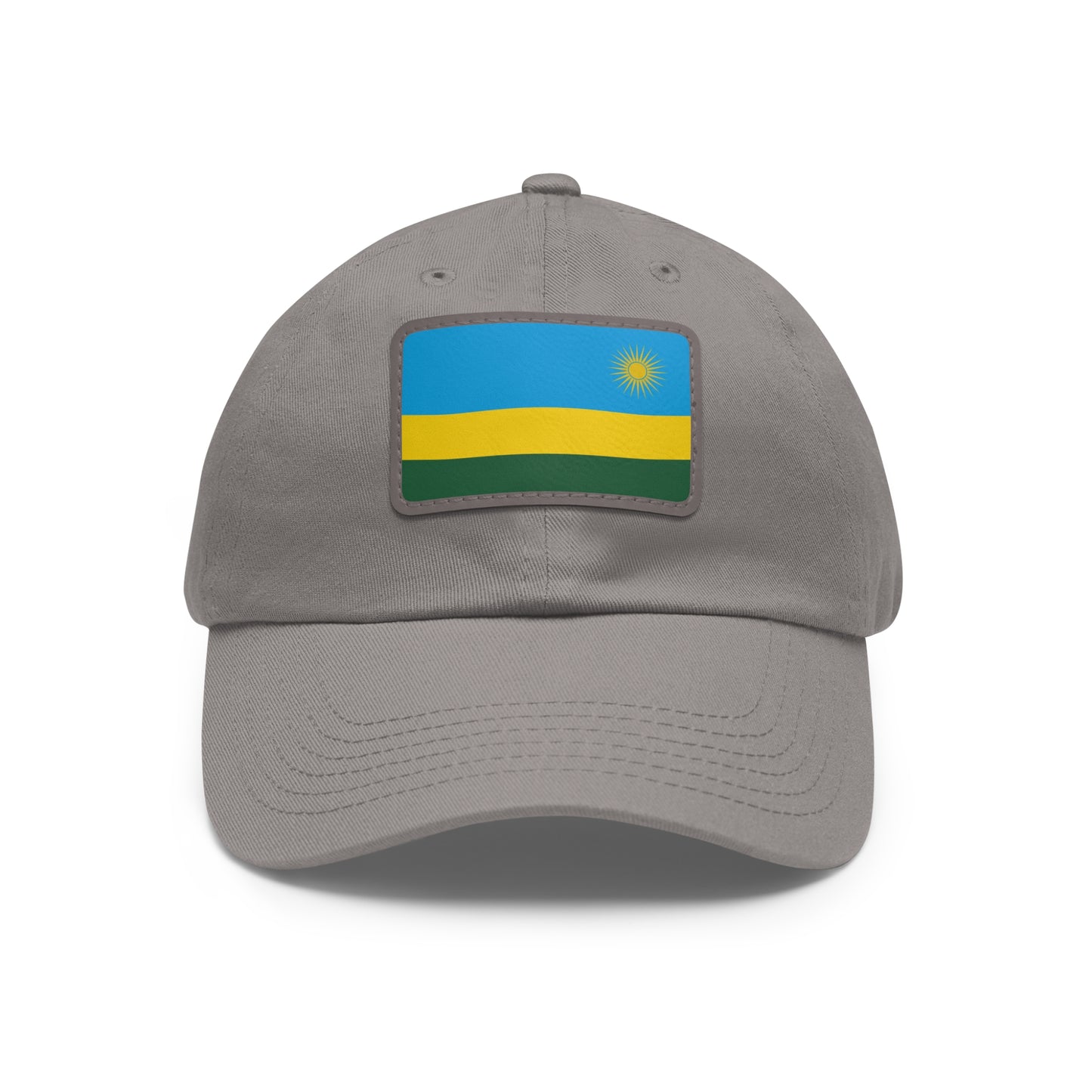 Rwanda Leather Patch Hat