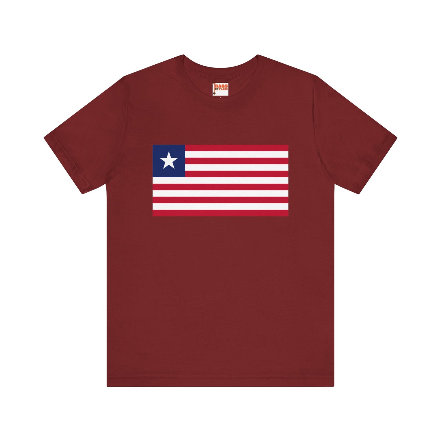 Liberia Flag on T-shirt