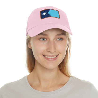 Minnesota Leather Patch Hat